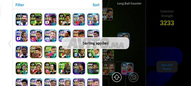 Compte efootball pes (prix négociable) - 2