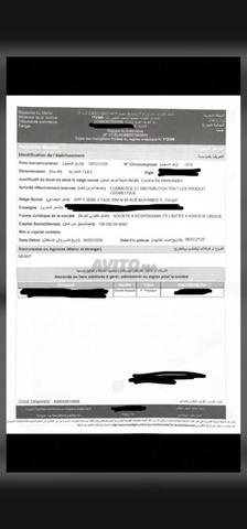 Licence de commerce et de distribution à vendre sans aucune activité commerciale