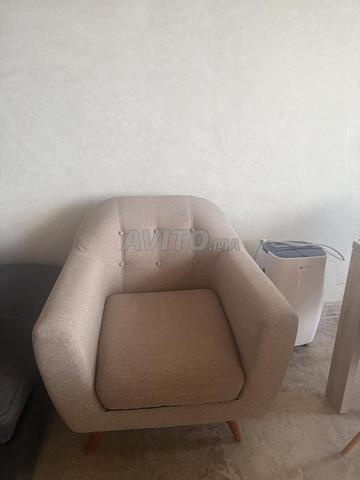 Vends ensemble canapé plus fauteuil - 2