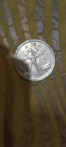 Pièce de 25 cents du Canada 1974 en nickel pur - 2