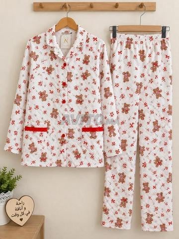 Pyjama femme chaud 🧸 neuf | Ensemble d'hiver