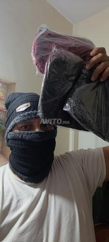 طاقية وكاشكول مدفأة قطنية مناسبة للبرد - 2