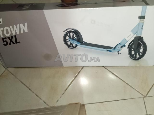 Trottinette adulte Oxelo Town 5 XL – Bleu ciel - 2