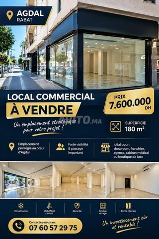 Local commercial à vendre Rabat Agdal