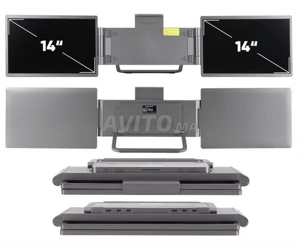 🖥️ Écran Portable Triple 14 pouces FHD - 2