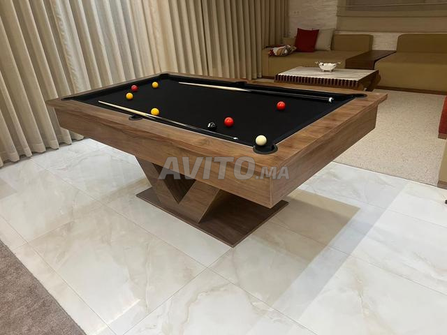 Table de billard convertible table à manger