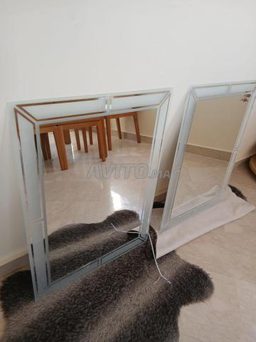2 miroirs 80 cm x 60 cm