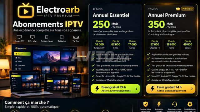 Meilleur abonnement IPTV qualité 4k