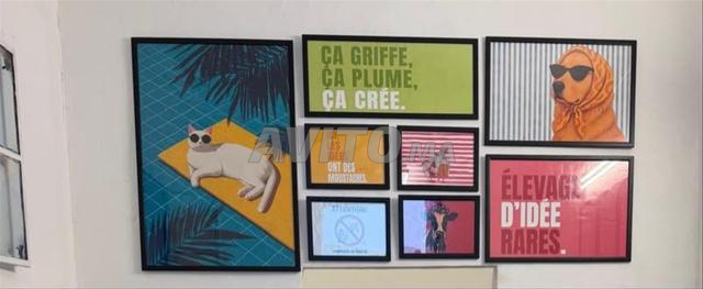 8 tableaux style moderne et original