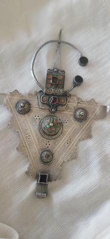 Fibule berbère très ancienne en argent - 2