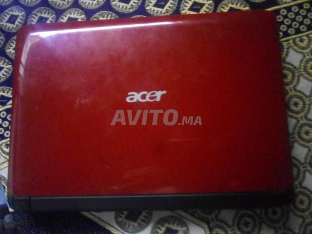 Ordinateur portable Acer rouge 1Go RAM 55Go - bon état Fès