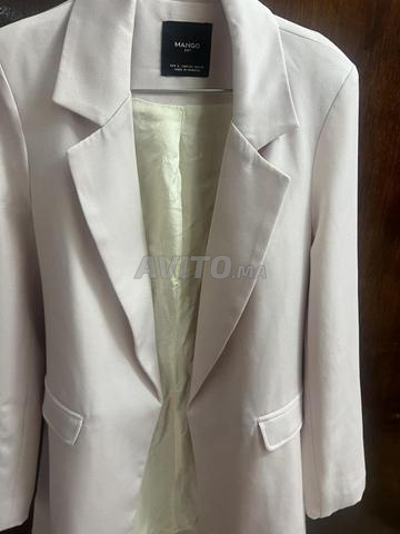 Ensemble blazer et pantalon Mango beige