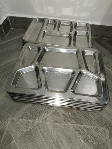 Assiettes alimentaires en inox - 2