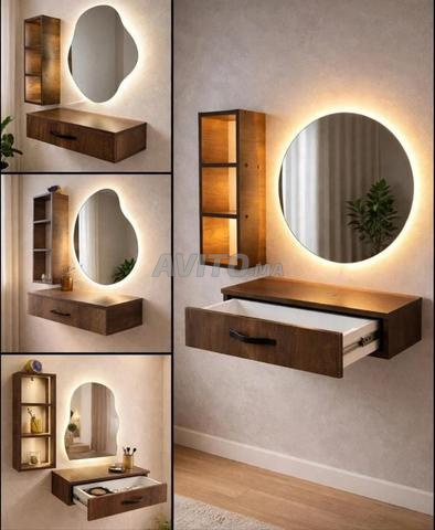 Pack coiffeuse miroirs LED - 2