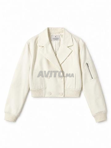 Veste blazer courte beige Stradivarius - taille M