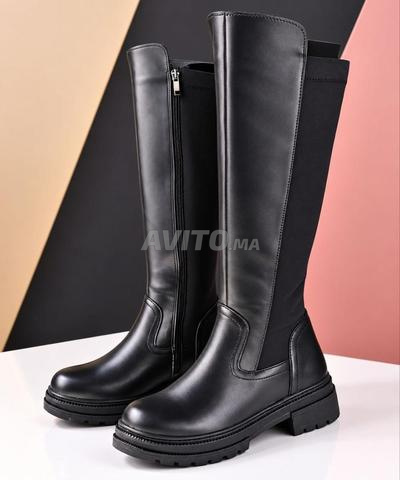Bottes d'hiver hautes pour femmes 👢 Élégantes (cuir excellent et confortable) - 2