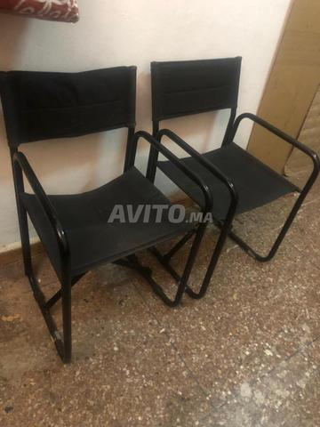 2 chaises pliables