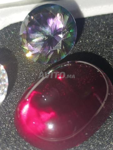 Alexandrite Moissanite et Rubis - 2