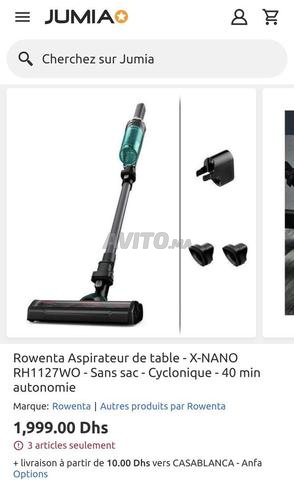 Aspirateur - X-NANO RH11 rowenta - 2