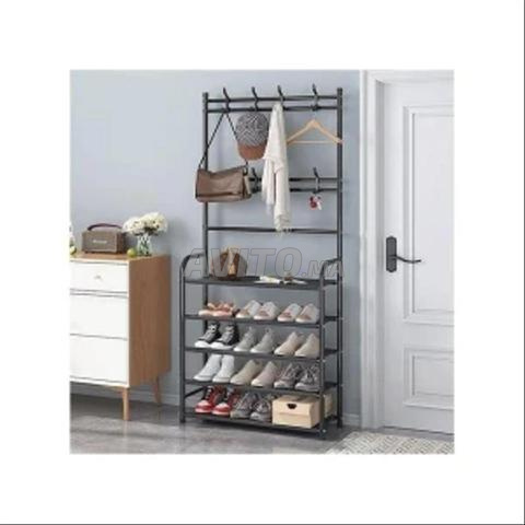 Porte-manteau et meuble à chaussures - 2