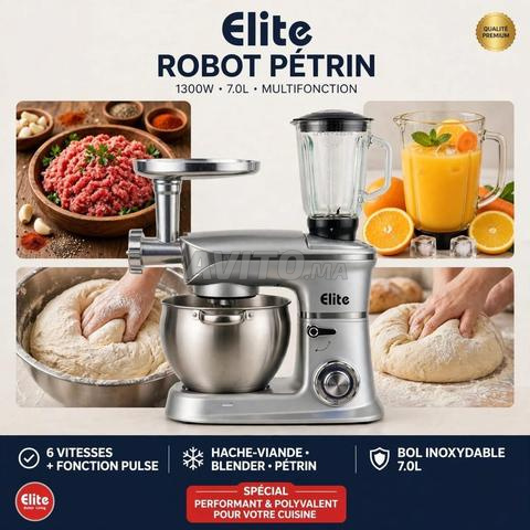 Robot pâtissier avec mixeur et hachoir à viande - 2