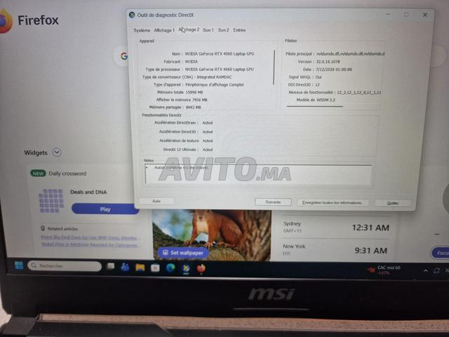MSI i5 13ème RTX 8Go - 2