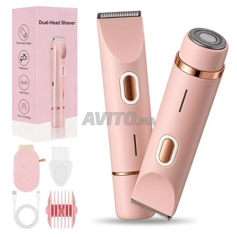 Rasoir électrique multifonction 2 en 1 pour femme