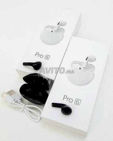 Écouteurs Bluetooth sans fil Pro 6 neufs dans la boîte