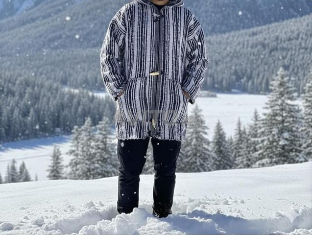 Djellaba homme style Bouklet Draaz