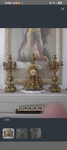 Garniture 20KG Bronze Doré Marbre - 2