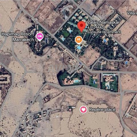 Terrain Palmeraie - porte Marrakech 2070m²