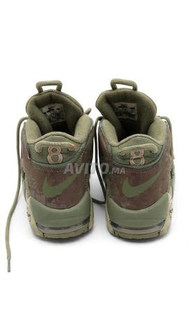 ORIGINALE NIKE AIR MORE UPTEMPO 96 OLIVE KAKE - 2