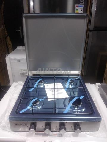 Réchaud à gaz VENEZIA 4 feux Inox – Fourneau à gaz moderne - 2