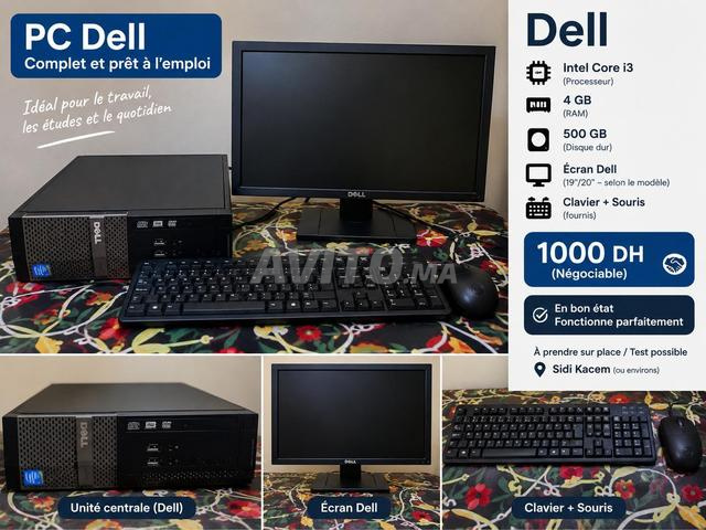 PC Dell Core i3 complet avec écran 500GB
