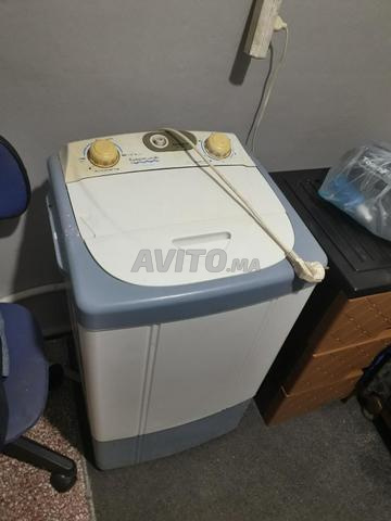 Machine à laver en marche