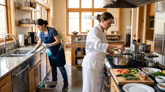 Femme de ménage et cuisine professionnelle  - 2