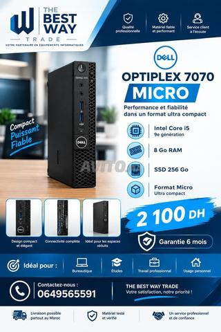 ديل أوبتيبلكس 7070 مايكرو i5 الجيل التاسع 8 جيجا 256 SSD