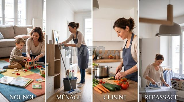 Nounou ménage cuisine repassage  - 2