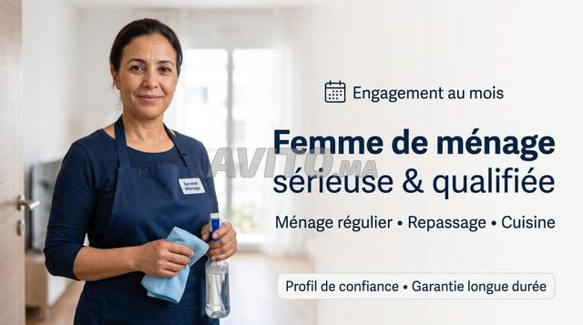 Femme de ménage au mois sérieuse - 2