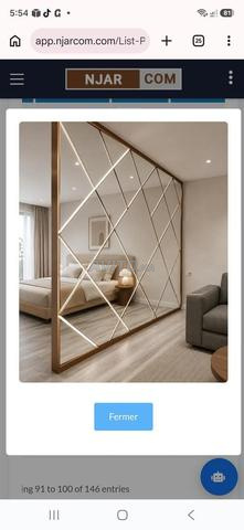 Habillage Mural en Miroir Design Luxe - 2