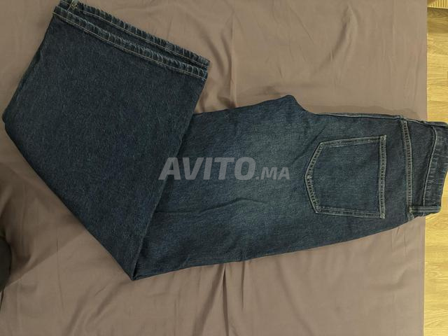 Jean bleu long et baggy de haute qualité - 2