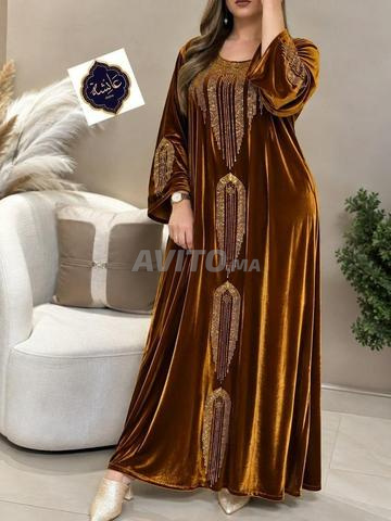 Caftan marocain en velours - 2