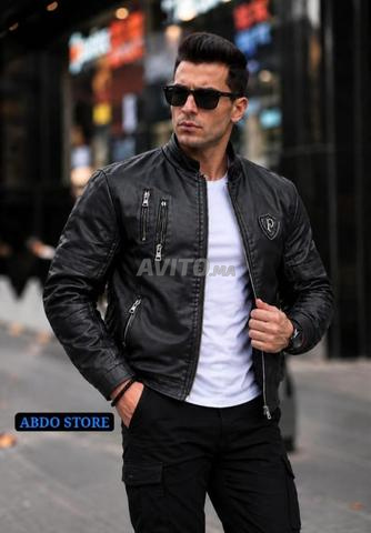 Veste en cuir