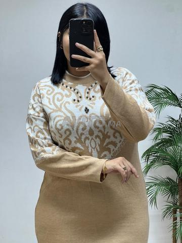 Robe longue femme élégante grande taille