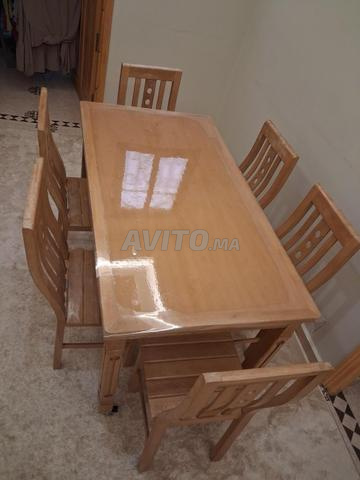 Table à manger 160cm x 80cm neuve 6 chaises - 2