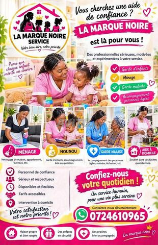 Femmes de nounou et ménage disponibles
