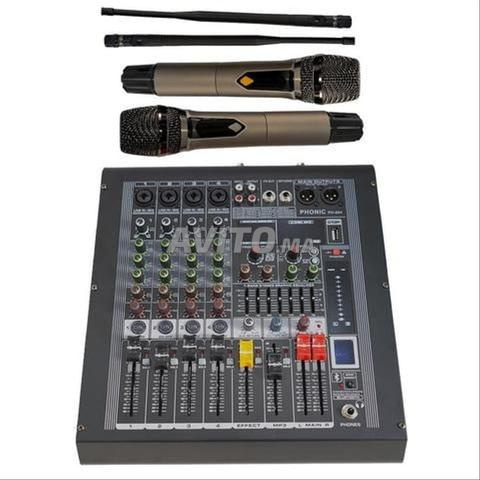 Table de Mixage Karaoké 4 Canaux avec Micros - 2