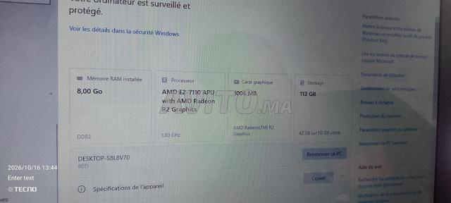 Ordinateur Lenovo