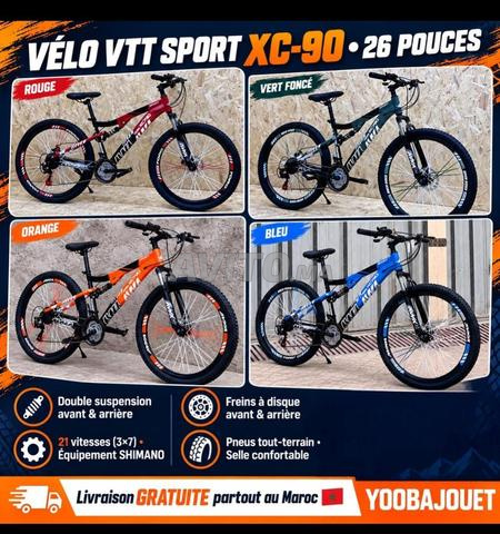 VÉLO VTT SPORT XC90 26 POUCES BIENVENUE À TOUS