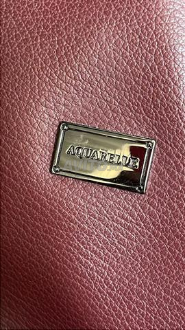 Sac AQUARELLE bordeaux cuir grand - 2